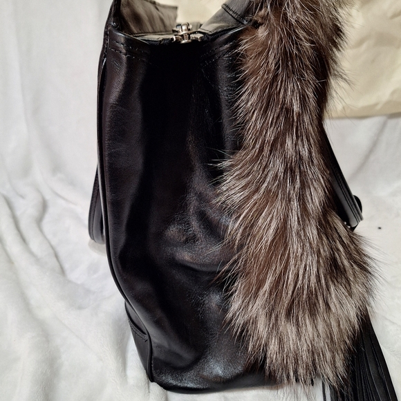 Coach Legacy Fox Fur Tote - Picture 6 of 15